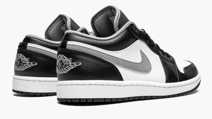 AIR JORDAN 1 LOW "BLACK WHITE GREY" - 2