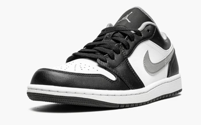 AIR JORDAN 1 LOW "BLACK WHITE GREY" - 3