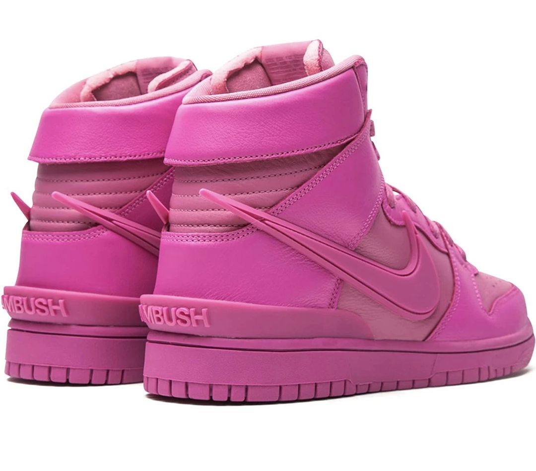 NIKE DUNK HIGH X AMBUSH "LETHAL PINK" - 2