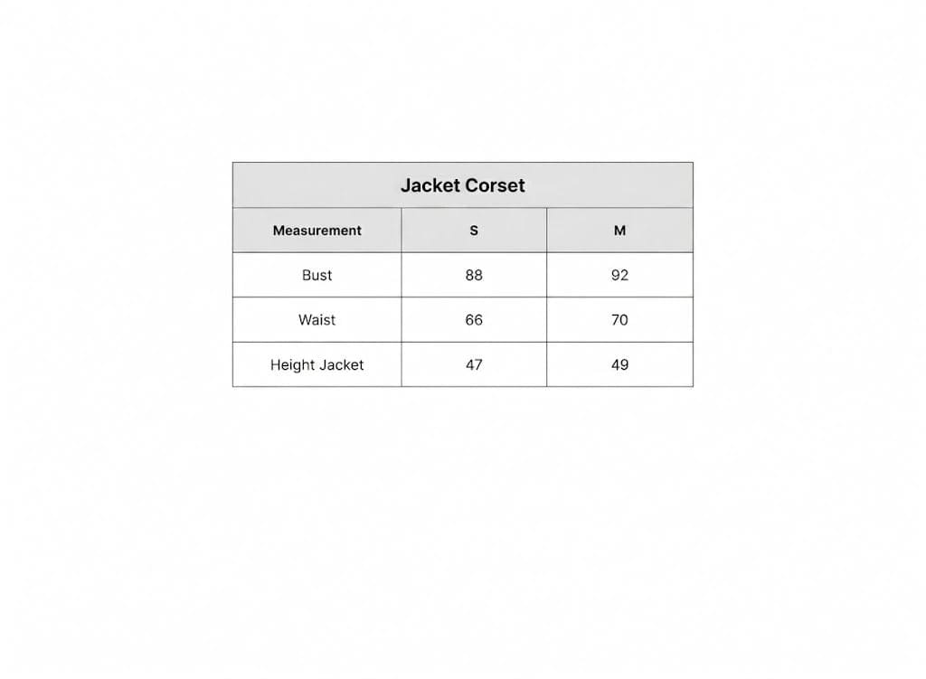 Jacket Corset (Beige) - 2