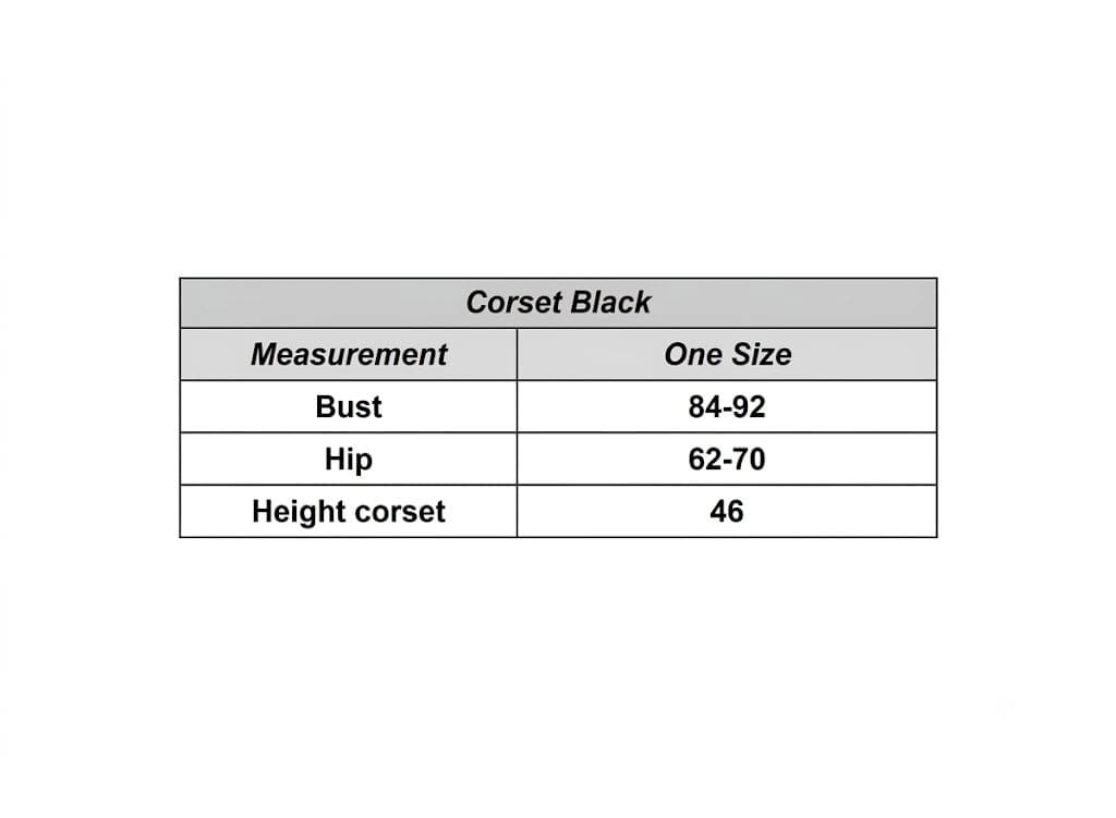 Corset Black - 4