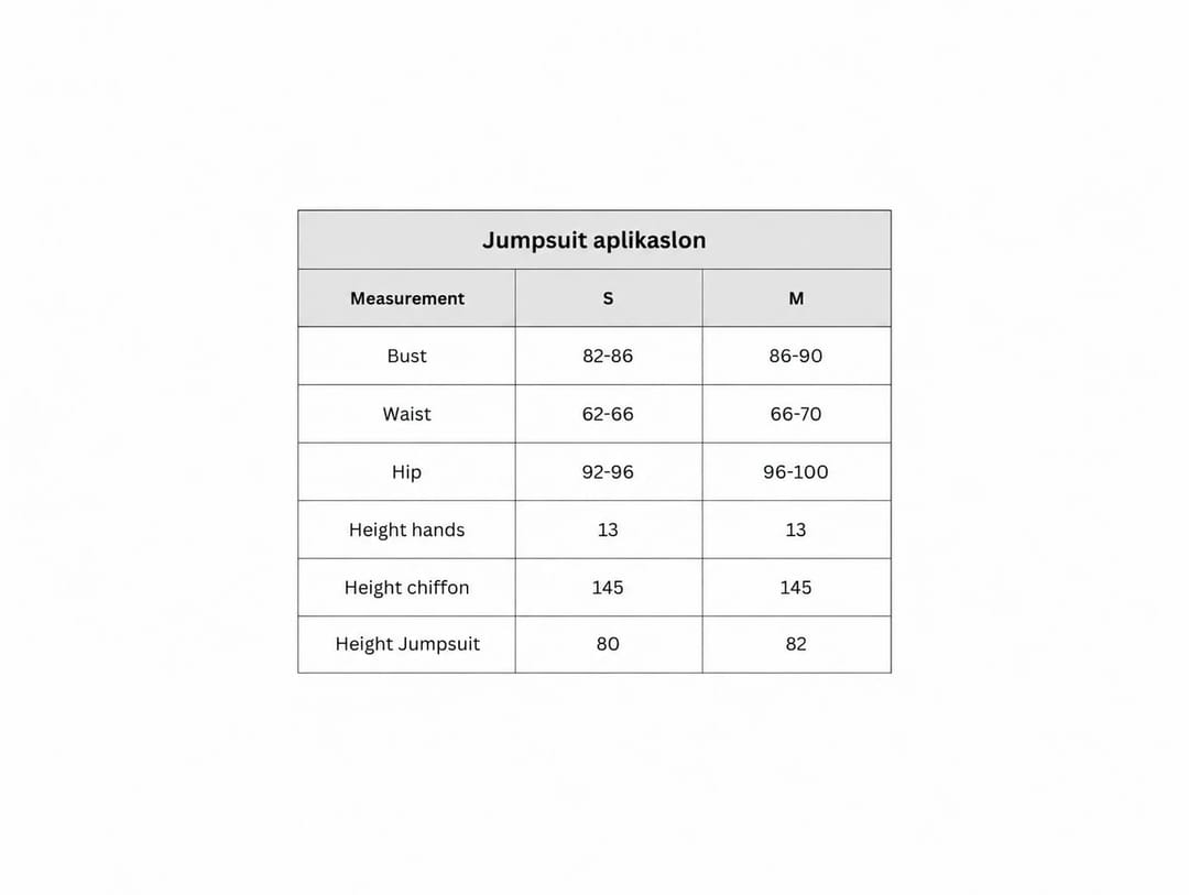 Jumpsuit application (black) - 2
