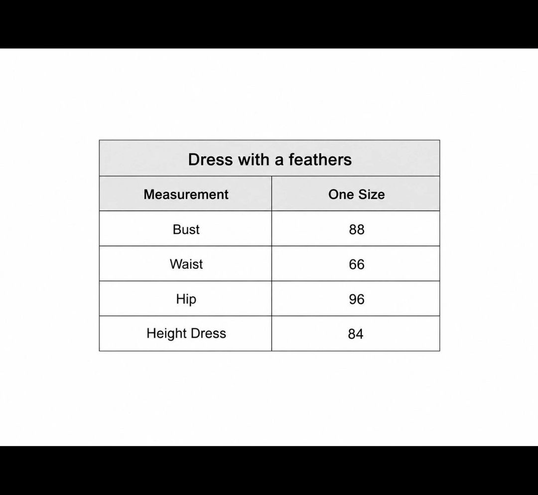 Dress with feathers (light Green) - 3