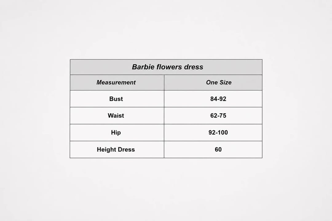 Barbie flowers Dress - 2