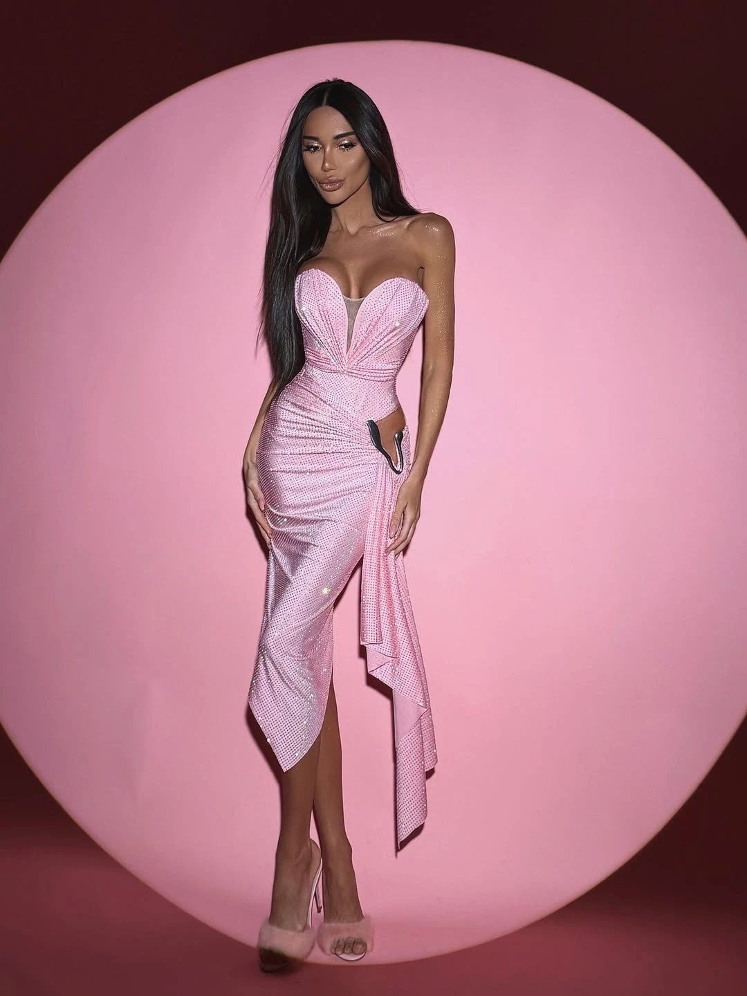 Pink Corset and Skirt - 3