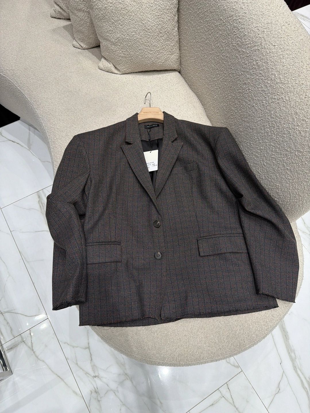 Jacket oversize dark purple - 2