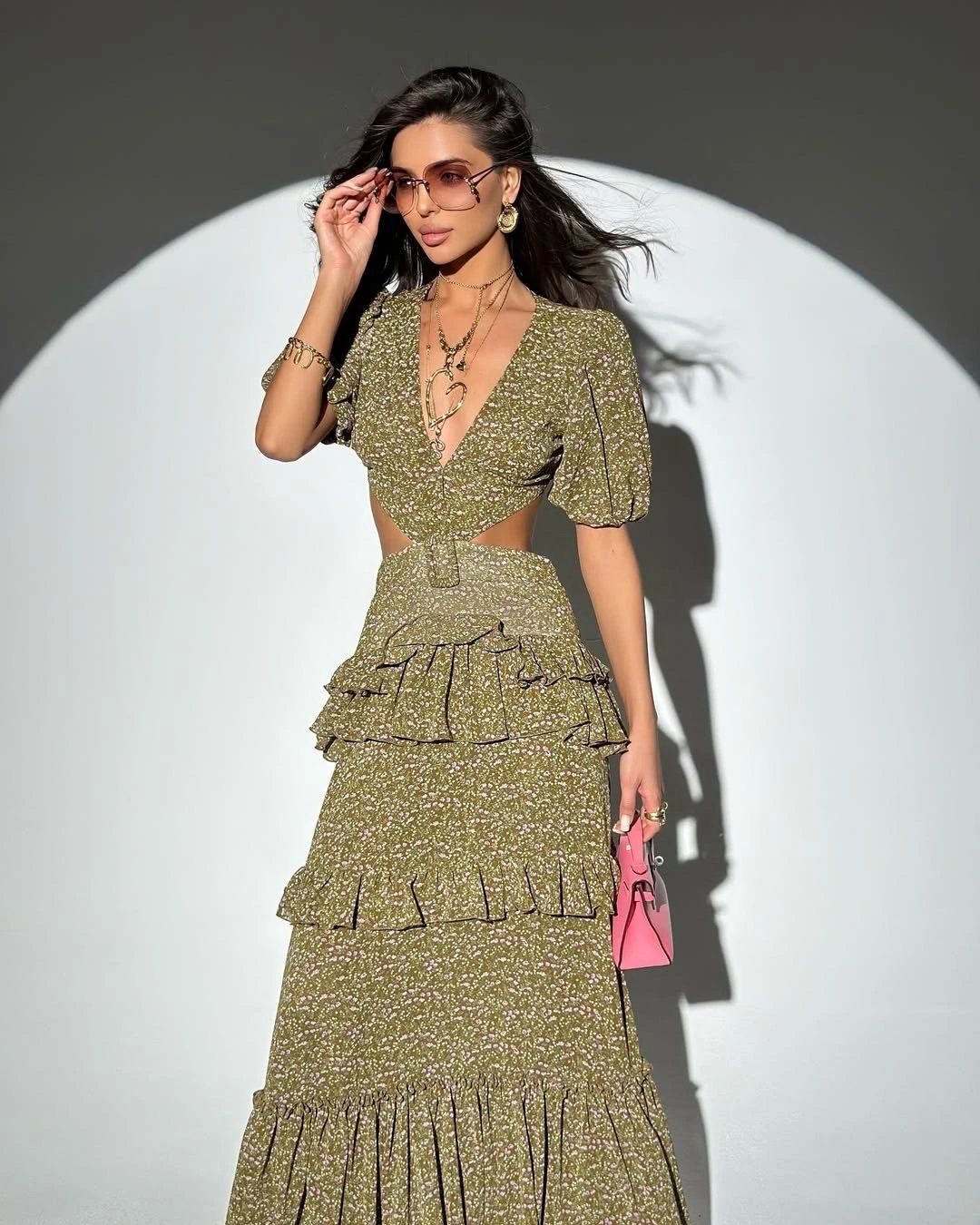 Dress Maxi Khaki - 2