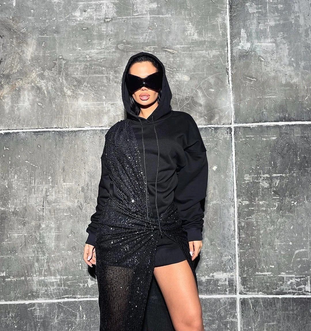 Long dress hoody - 3
