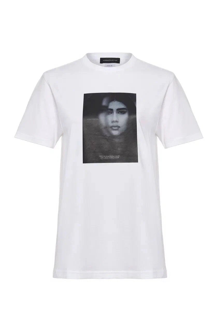 T-shirt mascot white - 1