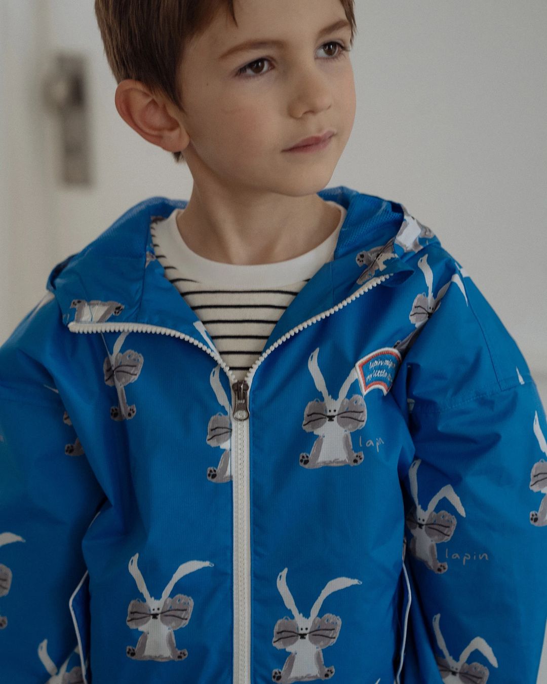 Rabbit Windbreaker Jumper - Blue - 2