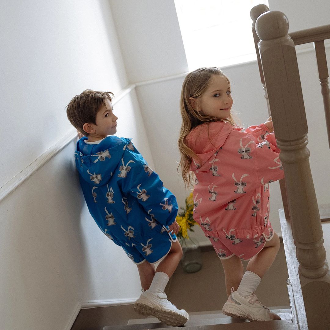Rabbit Windbreaker Jumper - Blue - 4