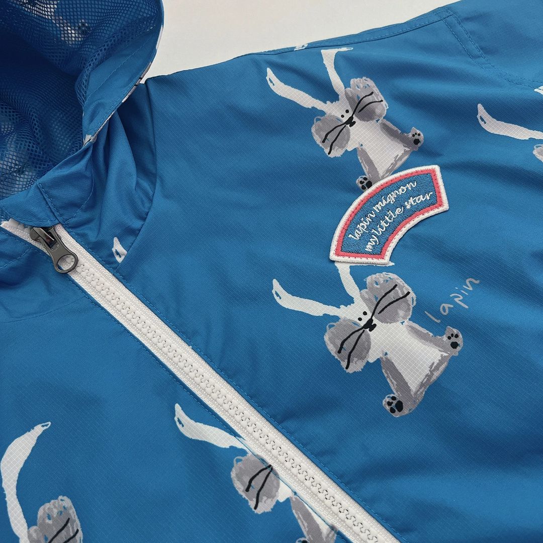 Rabbit Windbreaker Jumper - Blue - 5