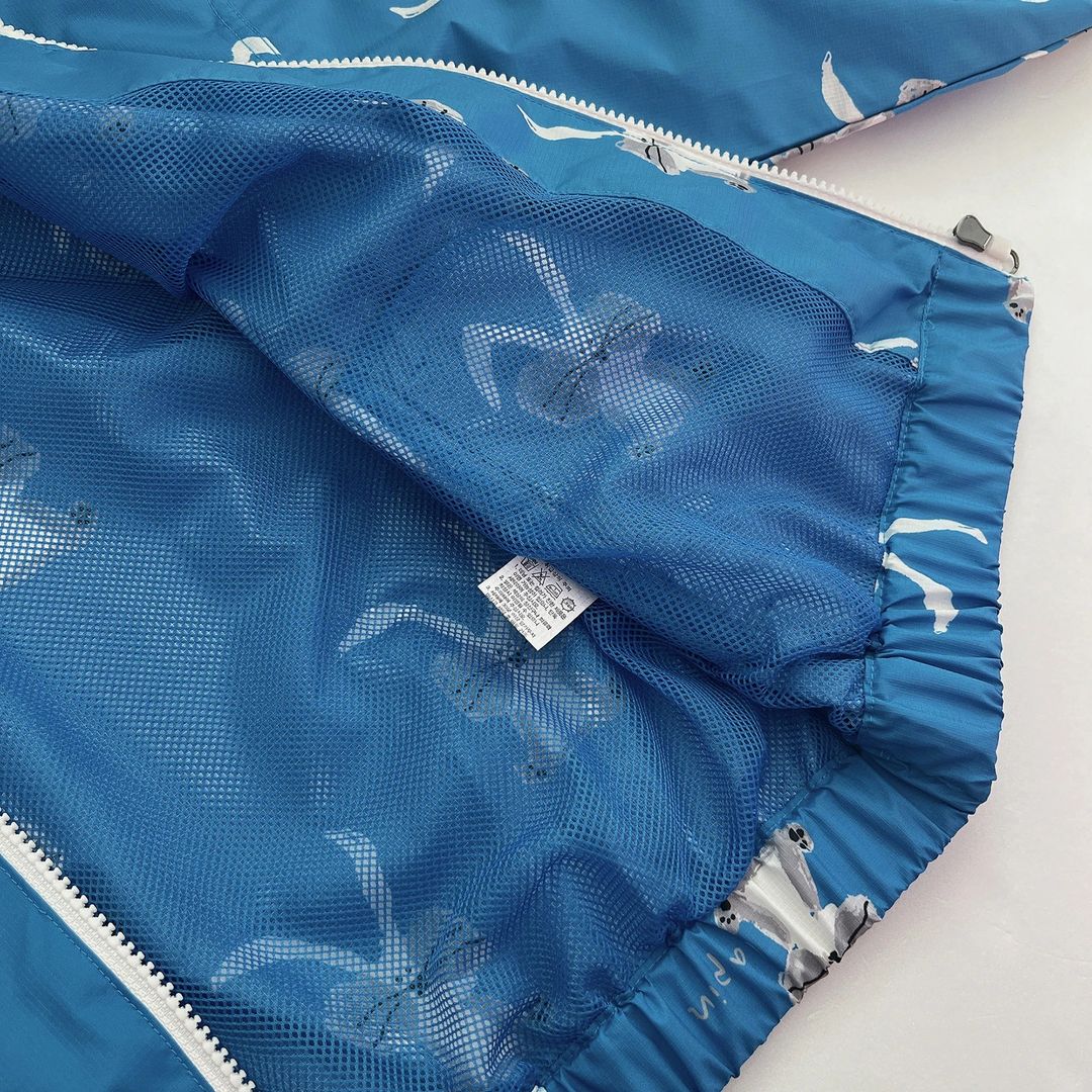 Rabbit Windbreaker Jumper - Blue - 6