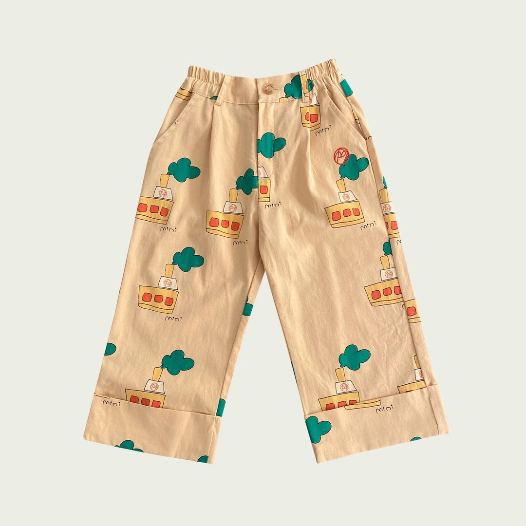 CLOUD BOAT ALL OVER WOVEN PANTS - 1