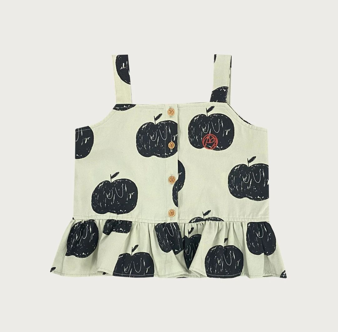 MONO APPLE ALL OVER WOVEN TANK TOP - 2