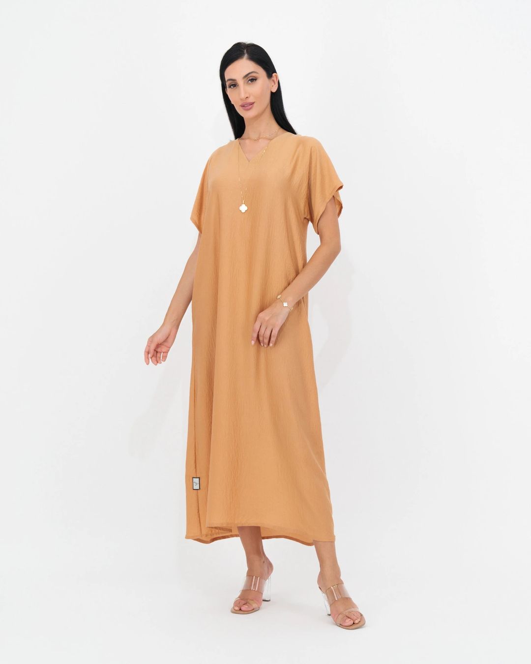 Light Camel - Under Abaya Dress - 1