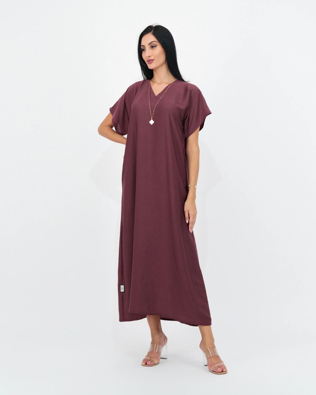 Plum - Under Abaya Dress - 1
