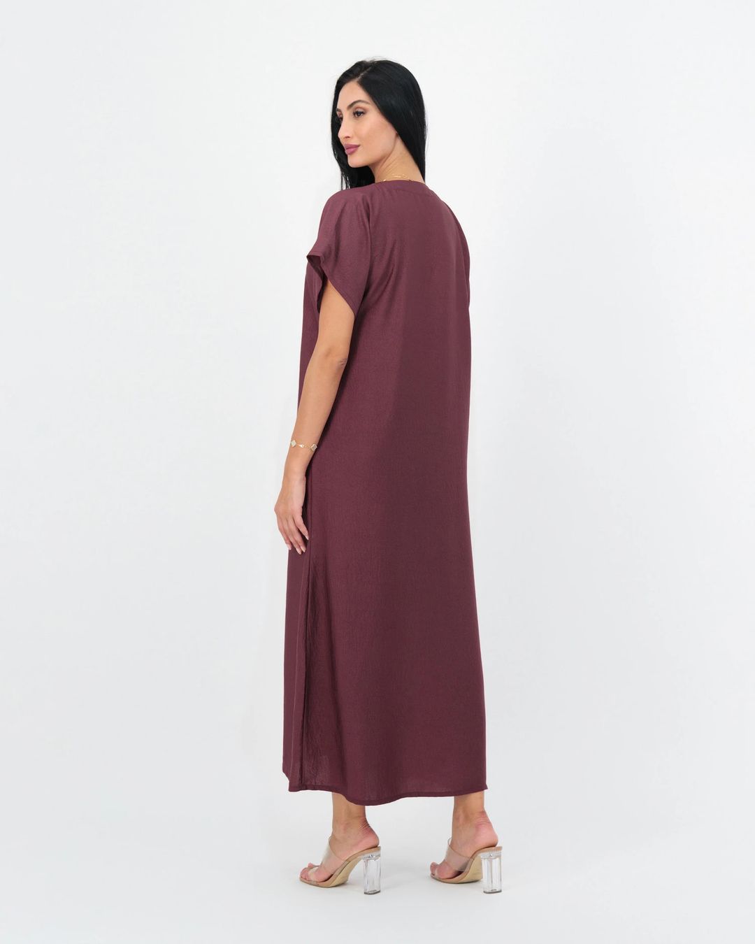 Plum - Under Abaya Dress - 3