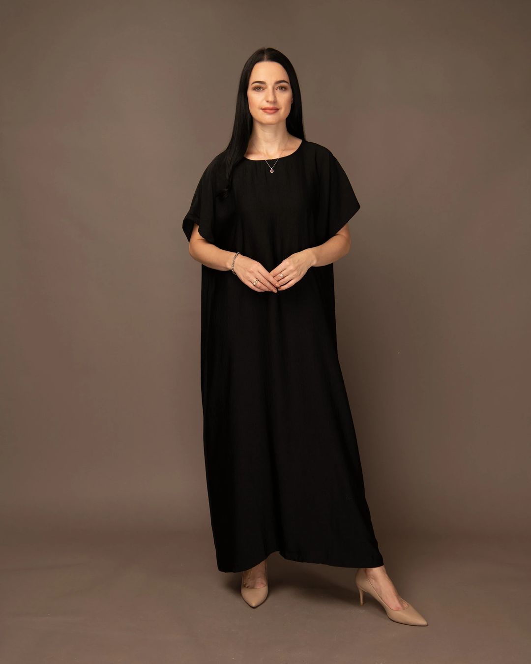 Black - Under Abaya Dress - 1