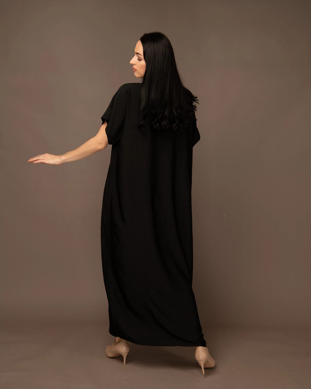 Black - Under Abaya Dress - 3