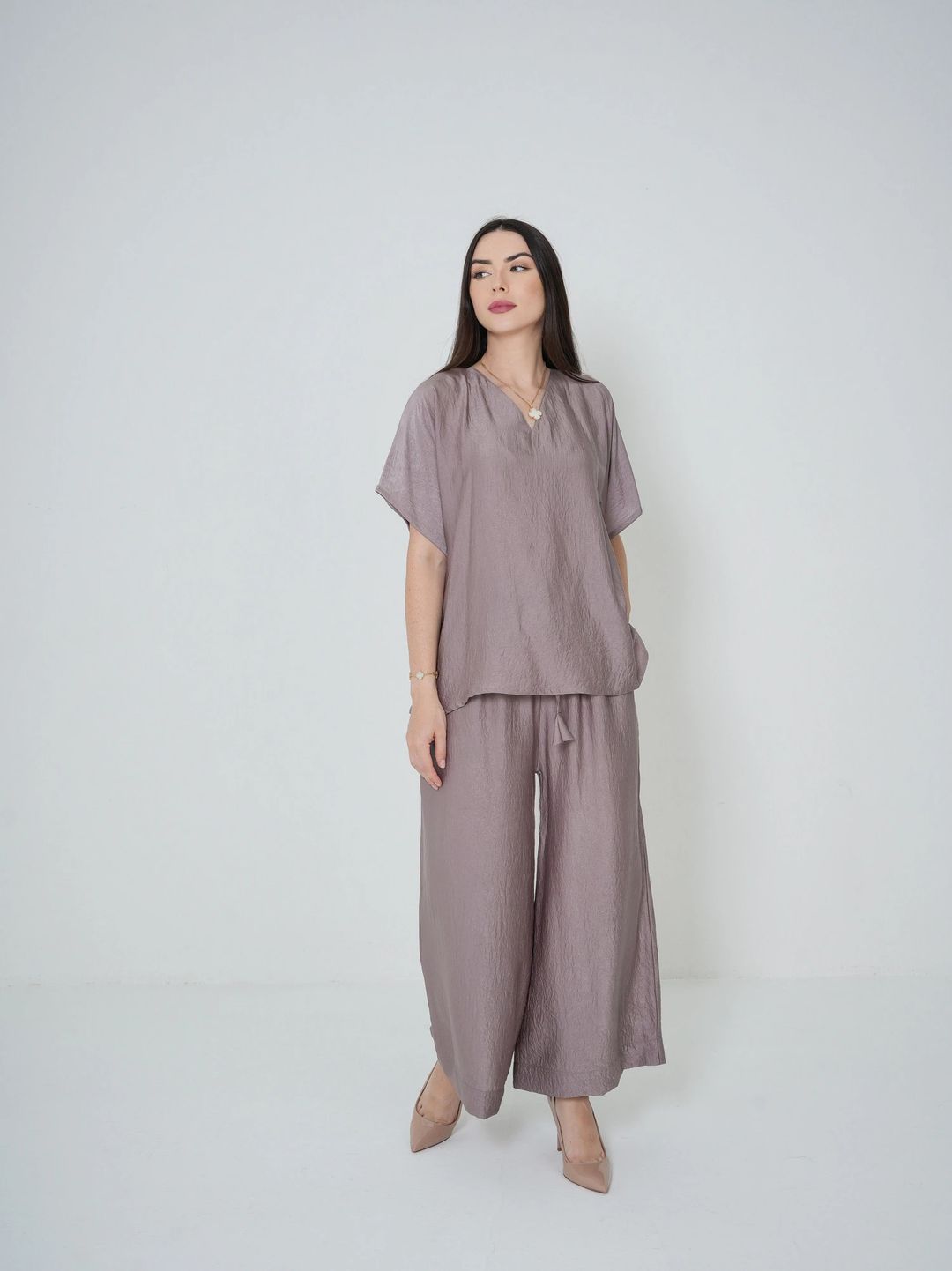 Sandy Brown - Under Abaya Pants set - 4