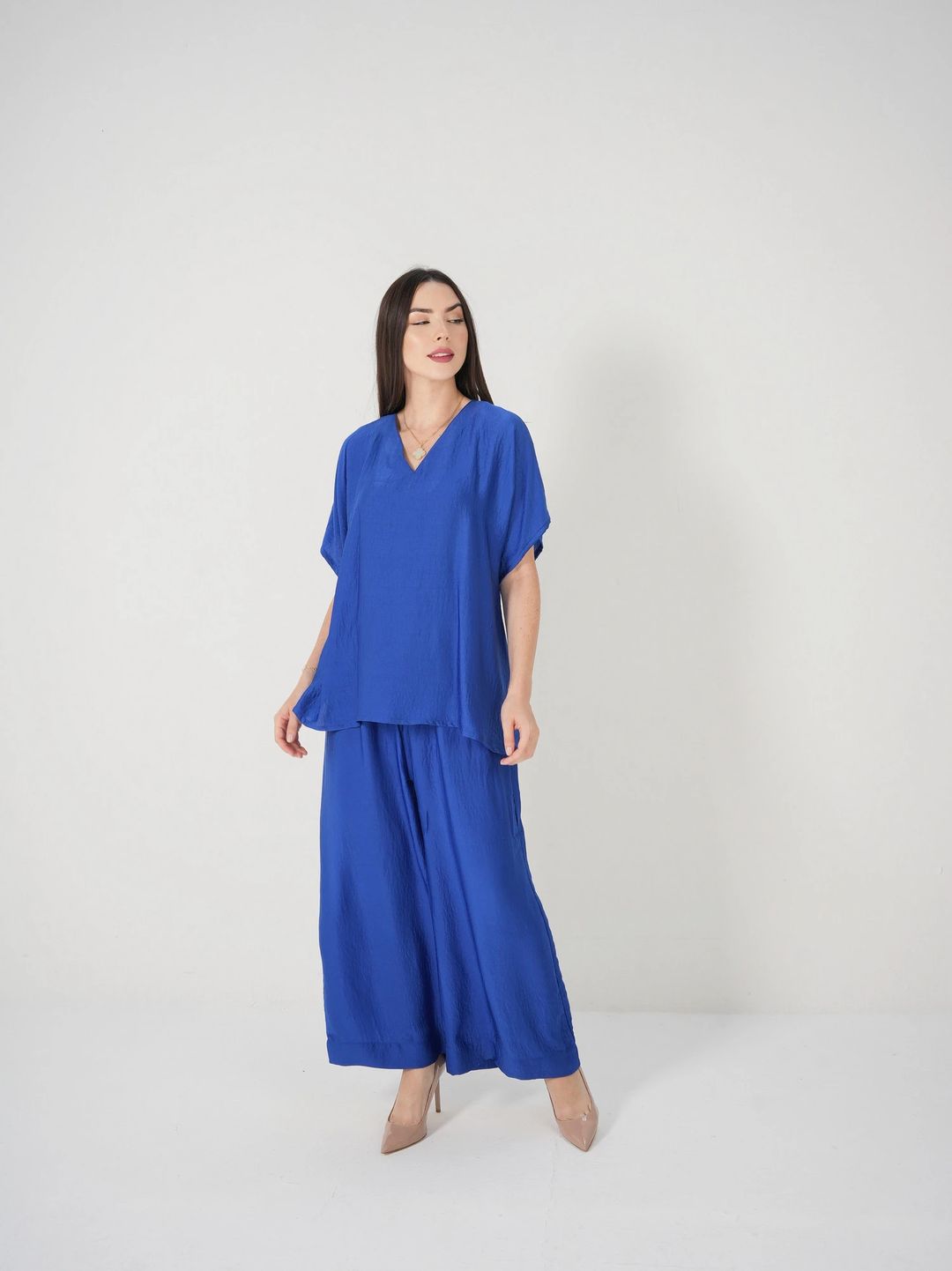 Royal Blue - Under Abaya Pants set - 1
