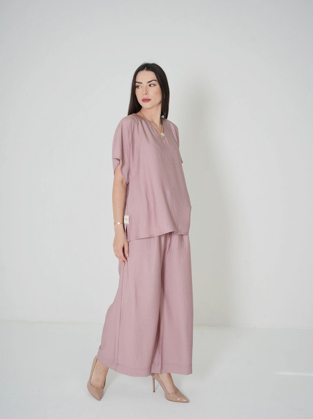 Dusty rose - Under Abaya Pants set - 3