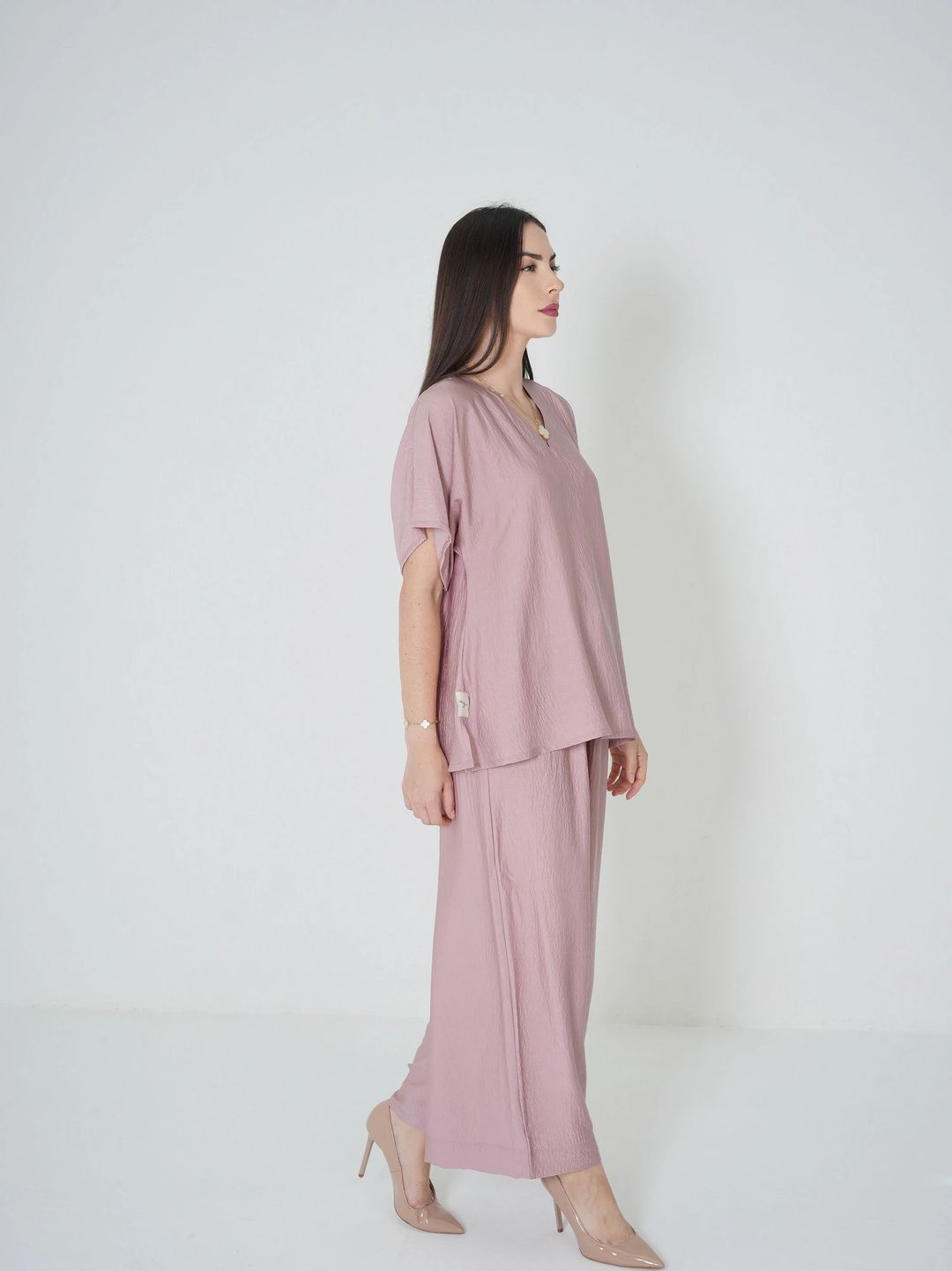 Dusty rose - Under Abaya Pants set - 5