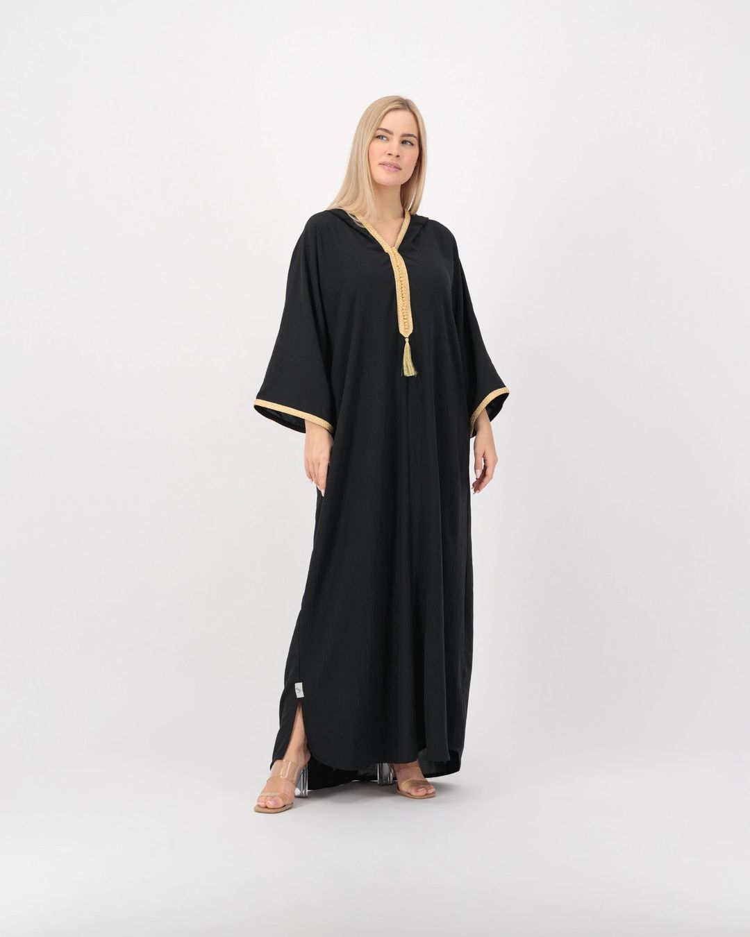 Black - Hoodie Kaftan - 2