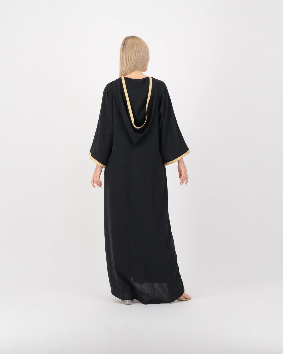 Black - Hoodie Kaftan - 3