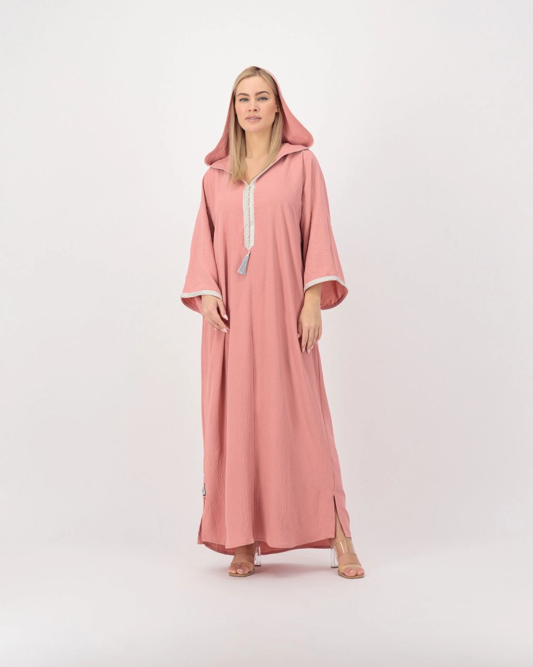 Baby Pink - Hoodie Kaftan - 1