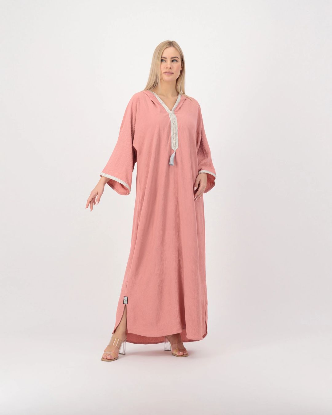 Baby Pink - Hoodie Kaftan - 2