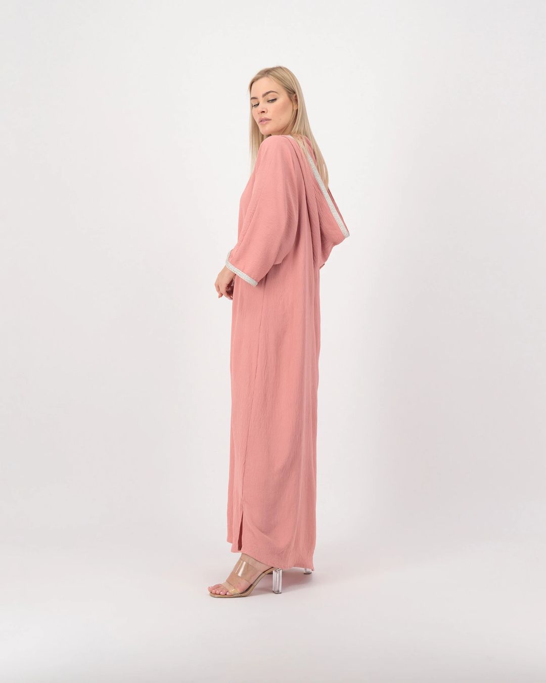Baby Pink - Hoodie Kaftan - 3