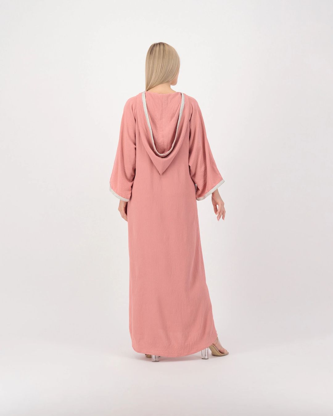 Baby Pink - Hoodie Kaftan - 4