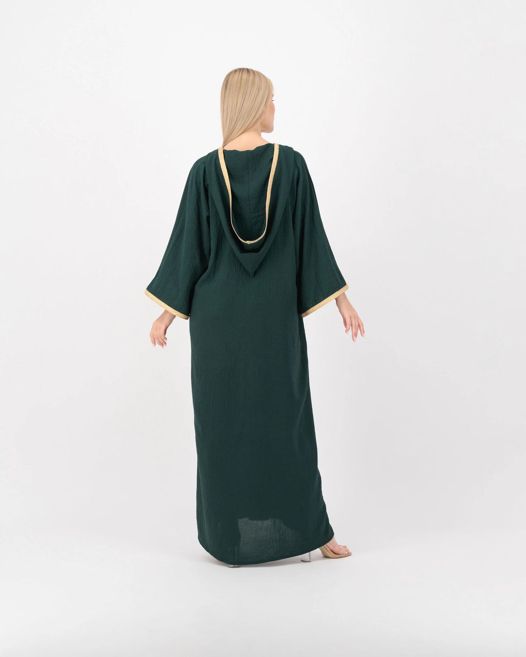 Green - Hoodie Kaftan - 3