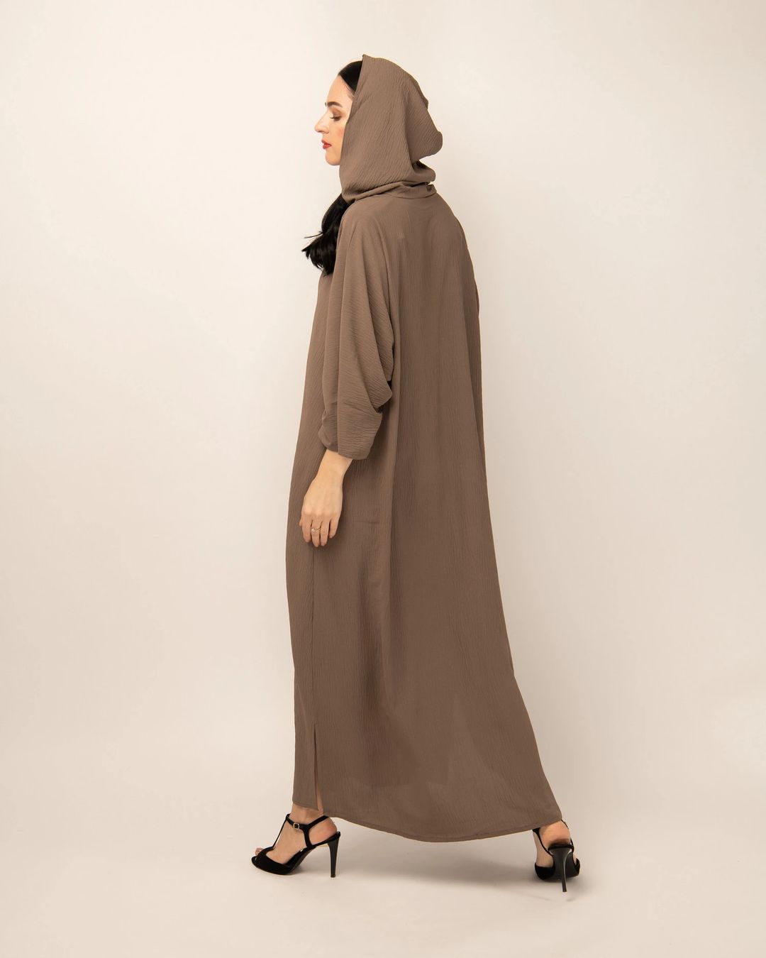 بني - فستان هودي - 3