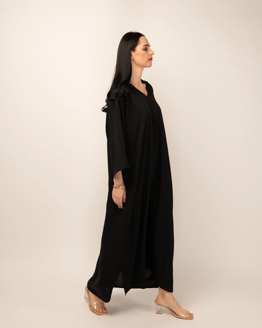 أسود - فستان هودي - 3