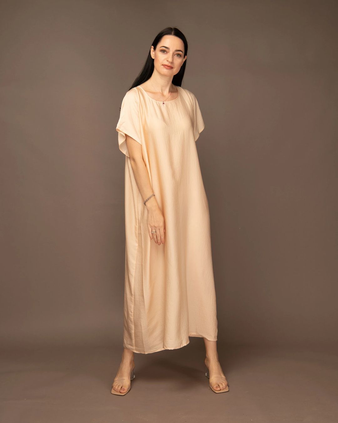 Peachy Nude - Under Abaya Dress - 1