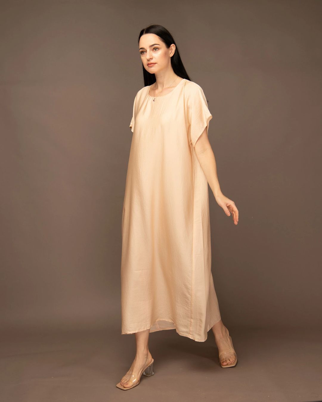 Peachy Nude - Under Abaya Dress - 3