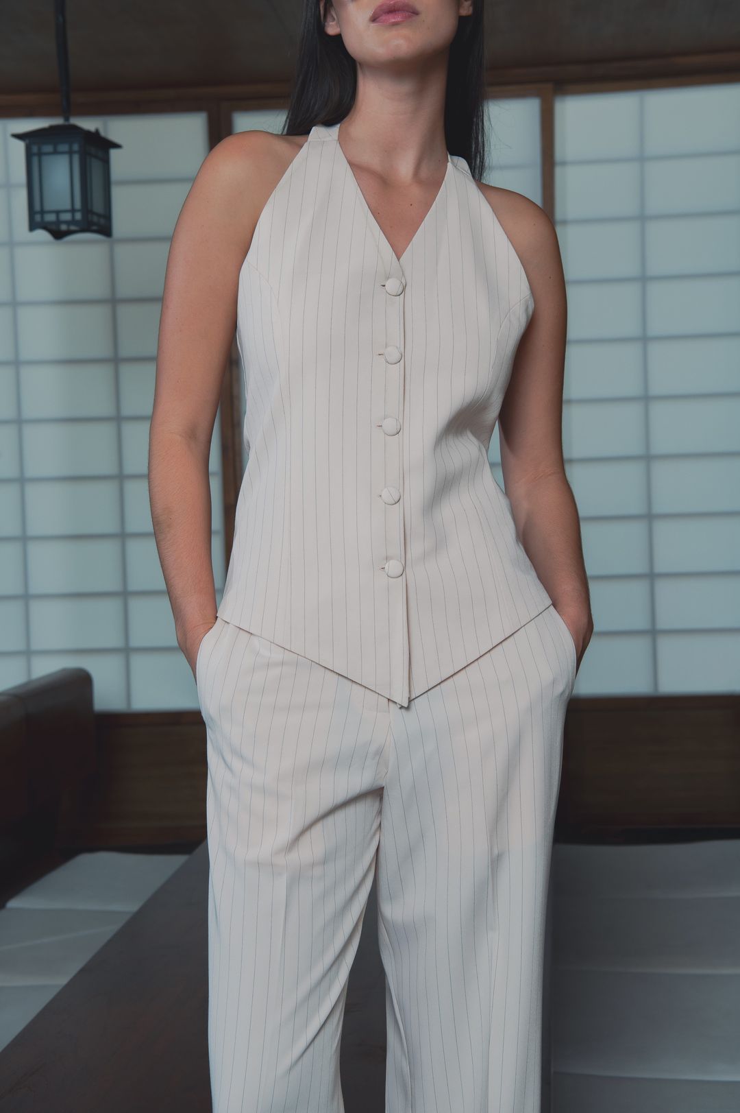 ivory-pinstripe-halter-vest - 5