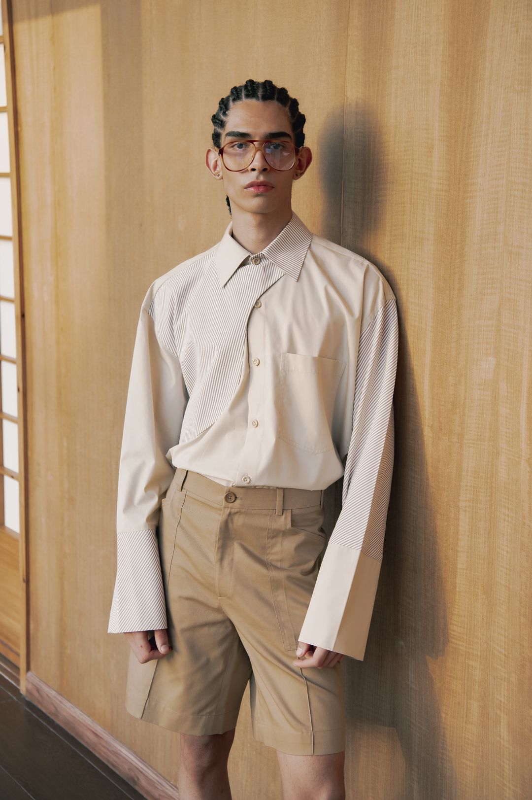 ivory-and-sand-asymmetric-pinstripe-set - 1