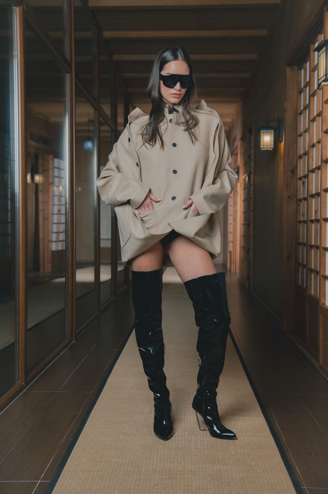 Sand Folded Convertible Jacket - 6