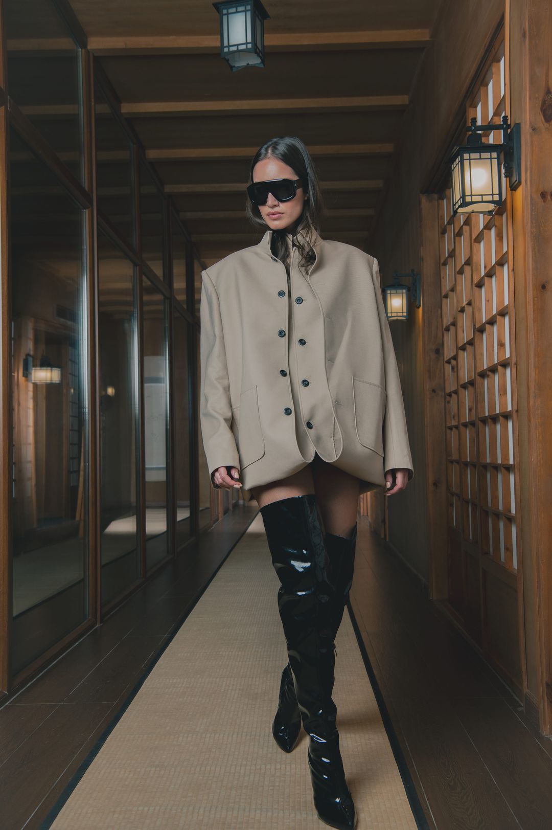 Sand Folded Convertible Jacket - 4