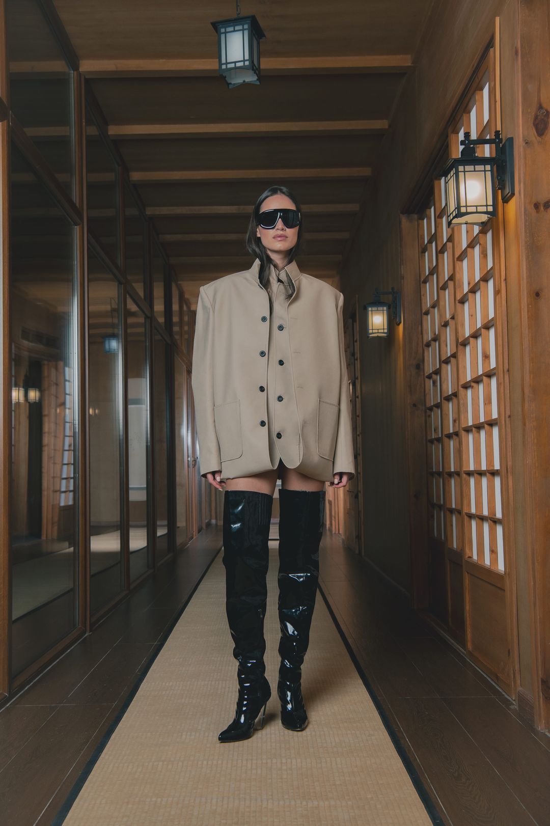 Sand Folded Convertible Jacket - 2
