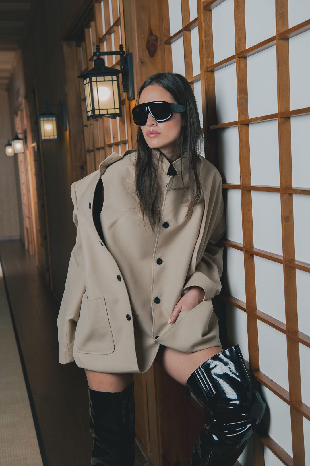 Sand Folded Convertible Jacket - 8