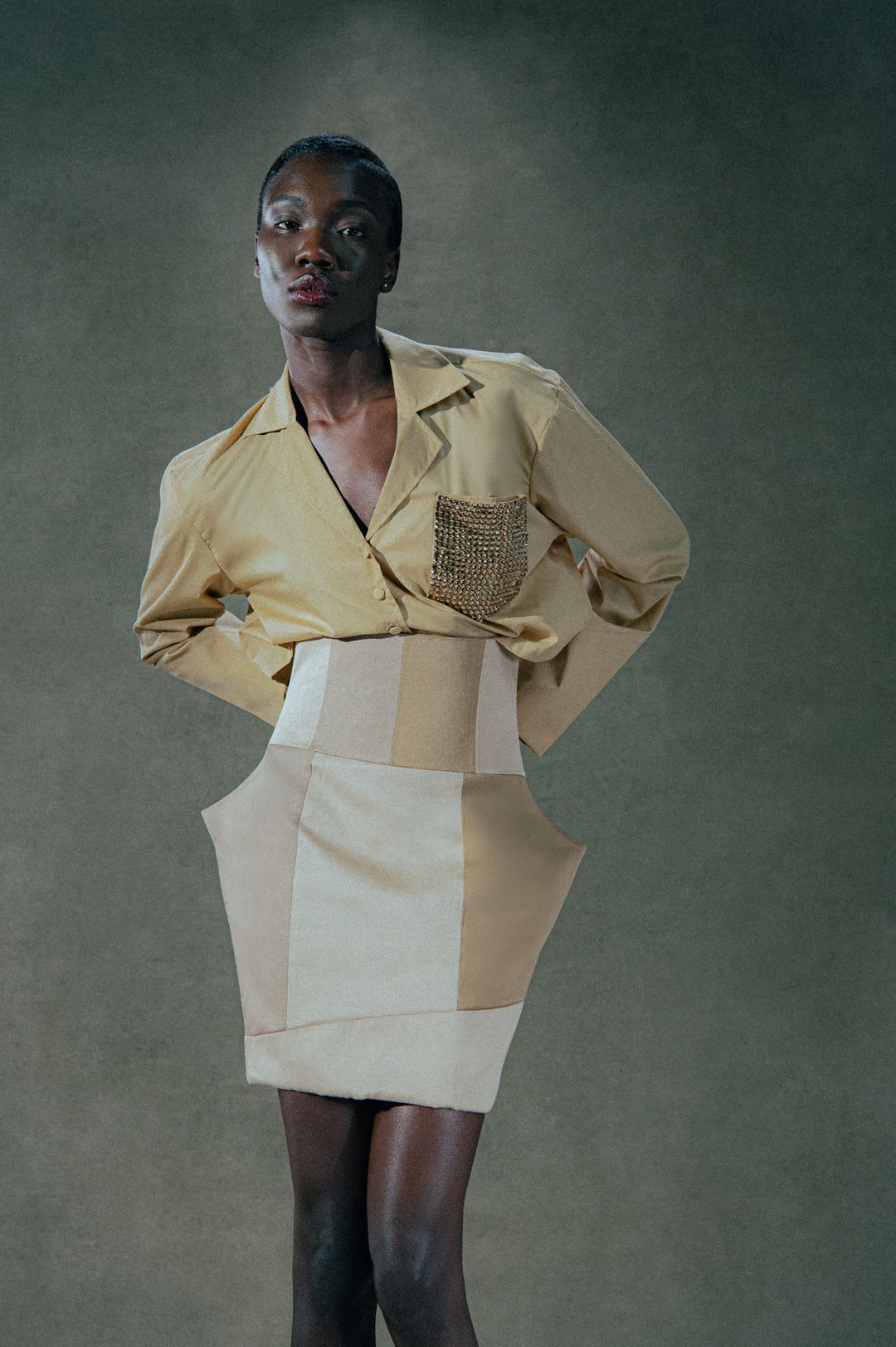 sand-and-cream-detachable-pocket-shirt - 3