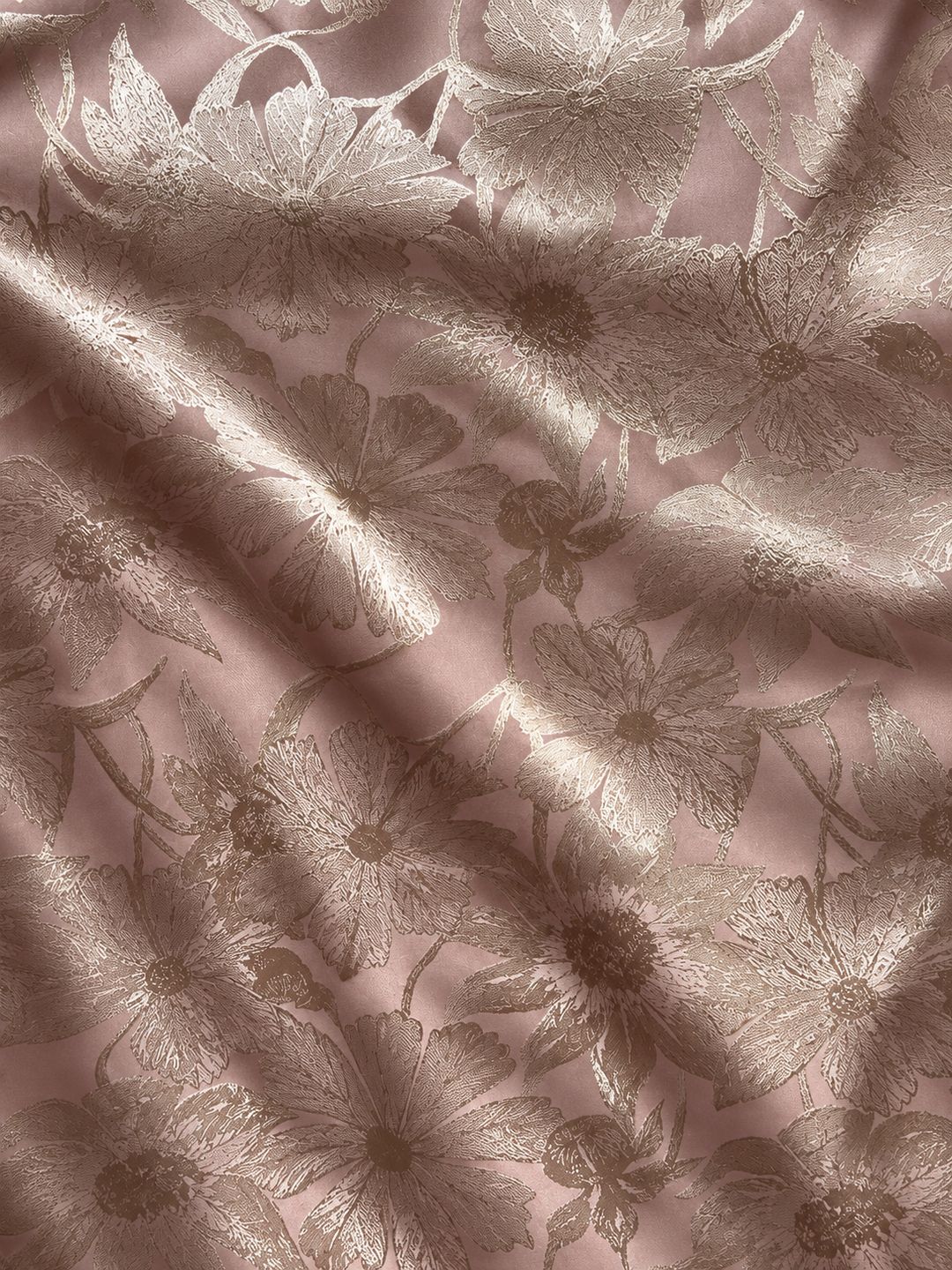 Floral Jacquard – Blush Fabric - 2