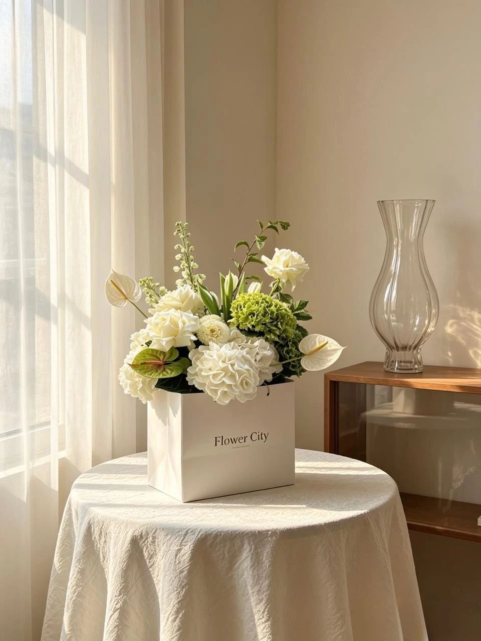 FLOWER BOQUET INSPIRED BY ANTHORIUM - 1