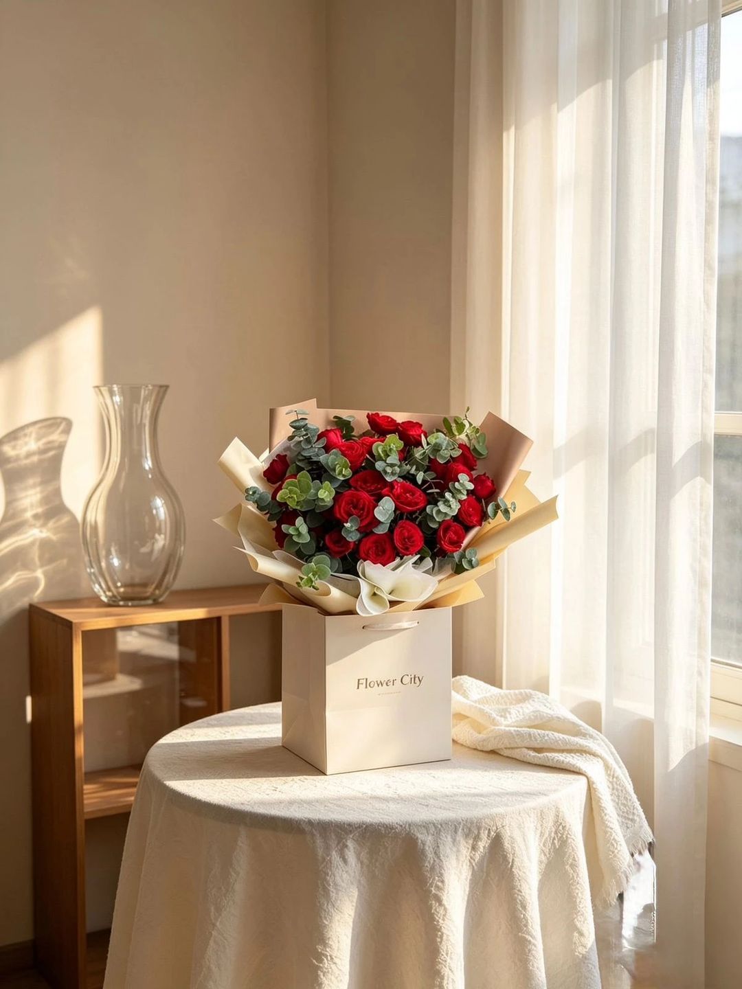 RED ROSES BOQUET - 1