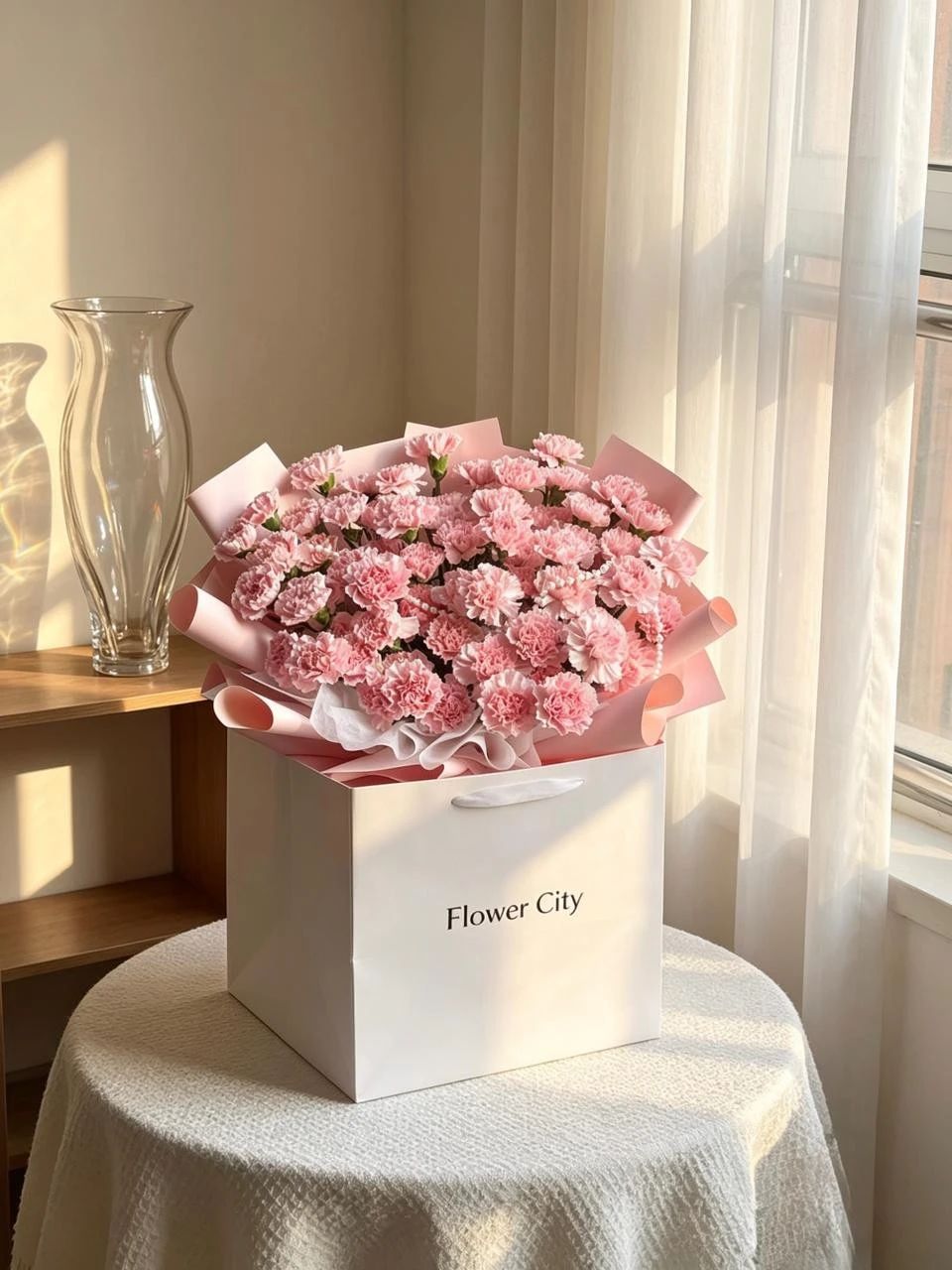 CARNATION PINK BOUQUET - 1